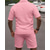 ieftine Polo clasic pentru bărbați-Bărbați Cămașă de golf Tricouri polo de golf Muncă Casual Rever Manșon scurt De Bază Modern Simplu 2 bucăți Jacquard Vară Fit regulat Roșu Vin Negru Alb Roșu Închis Roz Albastru celest Cămașă de golf