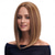 cheap Synthetic Trendy Wigs-Synthetic Wig kinky Straight Natural Straight Middle Part Deep Parting Machine Made Wig 16 inch A1 Synthetic Hair Women&#039;s Classic Comfortable Color Gradient Blonde