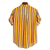 cheap Men&#039;s Popover Shirts-Men&#039;s Shirt Popover Shirt Summer Shirt Casual Shirt Beach Shirt Light Yellow Yellow Red Blue Dark Blue Short Sleeve Stripes Band Collar Vacation Hawaiian Pocket Clothing Apparel Cotton Blend Fashion