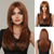 cheap Synthetic Trendy Wigs-20 Inches Long Straight Blonde Layered Synthetic Hair Wigs for Women with Dark Roots for Daily Party Use