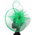 voordelige Bruiloft Zendspoel-Helm Veren Sinamay Bruiloft Avond Feest Elegant Bruiloft Met Veer Bloem Helm Hoofddeksels