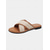 abordables Sandales de Vacances-Sandales plates à brides croisées tissées pour femmes – sandales bohèmes décontractées pour les promenades estivales et les rendez-vous romantiques en journée