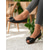 baratos década de 1950-sapatilhas peep toe com laço creme para mulheres – sapatos elegantes de balé estilo anos 1950 para madrinhas, looks de primavera e conforto diário