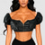 cheap Tops-Sexy Punk &amp; Gothic Crop Top Bustier Women&#039;s Halloween Carnival Nightclub Pride Parade Pride Month Adults&#039; Top
