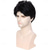 cheap Mens Wigs-Mens Wigs Short Black Wig for Men Natural Synthetic Layered Wigs Replacement Wig for Male Daily Wear Party Cospaly Costume Halloween