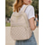 economico Zaini alla moda-Zaino Moda Trapuntato da Donna Borsa da Viaggio alla Moda Multi Tasche con Cerniere Dorate per Uso Quotidiano