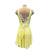 cheap Figure Skating Dresses-Figure Skating Dress Women&#039;s Girls&#039; Ice Skating Dress Light Yellow Thumbhole Halo Dyeing High Elasticity Professional Competition Skating Wear Thermal Warm Crystal / Rhinestone Sleeveless Ice Skating