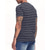 cheap Basic T shirts-Men&#039;s T Shirt Tee Short Sleeve Shirt Tee Top Short Sleeve Crew Neck Summer Spring Stripes Fashion Designer Basic Classic Vacation Street Going out Black Navy Blue Top Tee for Men