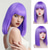 cheap Synthetic Trendy Wigs-Black Bob Wig with Bangs Short Black Straight Wig for Women Natural Looking Heat Resistant Synthetic Wig for Grils Daily Party Halloween Cosplay Use 13inch