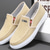 preiswerte Slipper Schuhe-Lässige Slipper aus Canvas für Herren – leichte, atmungsaktive Sommerschuhe für den Alltag, Reisen und Strandspaziergänge