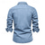 cheap Men&#039;s Casual Shirts-Men&#039;s Shirt Summer Shirt Casual Shirt Beach Shirt Button Up Shirt Black Dark Blue Light Blue Long Sleeve Plain Lapel Vacation Hawaiian Pocket Clothing Apparel 100% Cotton Fashion Casual Comfortable