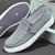 preiswerte Slipper Schuhe-Lässige Slipper aus Canvas für Herren – leichte, atmungsaktive Sommerschuhe für den Alltag, Reisen und Strandspaziergänge