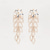 cheap Earrings-Women&#039;s Stud Earrings Chandelier Leaf Flower Precious Vintage Fashion Stylish Imitation Diamond Earrings Jewelry Gold / White / Green For Wedding Party 1 Pair