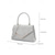 preiswerte Clutches &amp; Taschen für die Abendgarderobe-Glitzernde Abend-Clutch für Damen mit Kettenriemen – elegante, strukturierte Handtasche mit Tragegriff oben für Hochzeiten, Cocktailpartys und formelle Anlässe