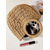voordelige Handtas &amp; Draagtassen-dames geweven stro strandtas met ronde handgrepen en lange riem - boho zomerhandtas voor vakantie, reizen en casual outfits roze oranje bruin