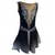 cheap Figure Skating Dresses-Figure Skating Dress Women&#039;s Girls&#039; Ice Skating Dress Dark Grey Thumbhole Halo Dyeing High Elasticity Professional Competition Skating Wear Thermal Warm Crystal / Rhinestone Sleeveless Ice Skating
