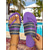 voordelige Vakantiesandalen-Paarse sandalen met strass voor dames – opvallende boho-chique platte schoenen met kralen voor aan het zwembad, op vakantie en voor dagelijks gebruik in de zomer