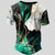 cheap Geometrical-Men&#039;s Marble pattern T Shirt Henley Shirt Short Sleeve Designer Retro Vintage Trendy Street Casual Daily Summer Spring Blue Yellow Green Brown Henley Henley T-Shirt