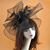 cheap Fascinators-Headdress Tulle Fedora Hat Wedding Birthday Evening Party Tea Party Horse Race Elegant Vintage Cute With Feather Headpiece Headwear