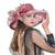 cheap Party Hats-2025 Womens Organza Church Derby Hat - Elegant Fashionable Tea Party Fascinator and Church Hat