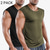 cheap Tank Tops-Men&#039;s Tank Top Vest Undershirt Sleeveless Shirt Sleeveless Round Summer Plain Fashion Classic Comfortable 2 Piece Street Casual Sports Black+Green Red+Black Black White Top Tee for Men
