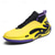 abordables Baskets Décontractées-Chaussures de basket-ball jaunes et noires pour hommes au design dynamique – baskets légères pour le basket-ball et les performances sportives