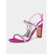 cheap Prom-Women&#039;s White Rhinestone Block Heel Sandals – Bridal Prom Heels for Weddings, Parties and Elegant Evenings