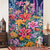 ieftine tapiserie peisajului-Liliac floral tapiserie atârnată artă de perete mare tapiserie decor mural fotografie fundal pătură perdea decor pentru casă dormitor sufragerie