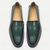 ieftine Mocasini din piele premium-mocasini pentru bărbați din piele verde cu design perforat – pantofi derby Kentucky pentru evenimente casual și semi-formale elegante