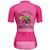 baratos Camisolas femininas-Mulheres Camisa para Ciclismo Gráfico Riscas Manga Curta Moto Camiseta Camisa / Roupas Para Esporte com 3 bolsos traseiros Ciclismo de Montanha Secagem Rápida Design Anatômico Capilaridade Respirável