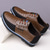 cheap Casual-Men&#039;s Brown and Black Lace-Up Sneakers – Stylish Sporty Shoes for Casual Outings and Active Lifestyles