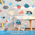 cheap Shower Curtains-Clear Shower Curtain Tropical Fish,180x200cm 70&quot;x79&quot; Waterproof Lightweight Fish Shower Curtain Liner,PEVA Long Fashion Bath Shower Curtains with 12 Grommets Hooks for Bathtub Bathroom