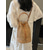 abordables Sacs à bandoulière-Sac seau tissé à cordon coulissant pour femme - élégant sac fourre-tout d'été avec sangles en cuir, parfait pour la plage, les voyages et les sorties décontractées