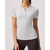 baratos Camisa Feminina-Mulheres Cor Sólida Tops de tênis Manga Curta Botões Pavio Humido Tênis Pickleball Decote V Blusas Preto Branco Azul Roupas de tênis