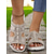 cheap Comfort Sandals-Women&#039;s Flyknit Sport Sandals – Lightweight Grey Mesh Slide Sandals, Flexible Sole, Perfect for Gardening and Daily Walks