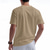 cheap Casual Henley Tee-Men&#039;s T Shirt Henley Shirt Tee Short Sleeve Shirt Short Sleeve V Neck Summer Plain Fashion Designer Basic Jacquard Vacation Street Going out Black White Khaki Top Tee for Men