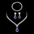 cheap Jewelry Sets-Bridal Jewelry Sets 1 set Zircon Rhinestone 1 Bracelet Earrings Necklace Women&#039;s Elegant Stylish Sweet Jewelry Set For Wedding Special Occasion Party Evening Wear