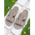 cheap Comfort Sandals-Women&#039;s Flyknit Sport Sandals – Lightweight Grey Mesh Slide Sandals, Flexible Sole, Perfect for Gardening and Daily Walks