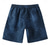 billiga Herrarnas Elite Shorts-Herr Shorts Beach Shorts Snörning Grafisk Löv Träd Snabb tork Utomhus Knelängd Utomhus Semester Hem Semester Etnisk Stil Marinblå Elastisk