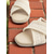 baratos Sandálias de Férias-sandálias femininas de crochê estilo boho - sapatos baixos bege com bico aberto e acabamento em pompom para adultos, para encontros diários &amp;passeios casuais de verão