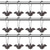 cheap Shower Curtains-Bat Shower Curtain Hooks for Halloween Theme Decoration Bathroom Shower Rods, Rustproof Stainless Steel Shower Curtain Rings for Halloween Party Gothic Haunted House Decor 1pc