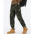 abordables Pantalones cargo-Hombre Pantalones cargo Pantalones Pantalones de camuflaje Correa Cintura elástica Multi bolsillo camuflaje Listo para vestir Exterior Diario Acampada y Senderismo Moda Clásico Negro Verde Ejército