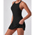 cheap Women's Tennis Dress-Women's Solid Colored Tennis Dress with Built in Shorts and Bra Sports Dress Sleeveless Ruched Breathable Tennis Pickleball Round Dress Khaki Black Dark Navy Tennis Clothing