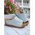 cheap Slide Sandals-Women's Light Blue Wedge Sandals – Open-Toe Slip-On Sandals with Soft Sole for Garden Walks and Summer Casuals
