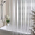 cheap Shower Curtains-PEVA 8G Shower Curtain Liner, 72x72 Inch 3D Clear Blue Bubble Heavy Duty Waterproof Shower Curtain Liner Thick Plastic Shower Curtains Bathroom Shower Liner, 12 Hooks