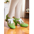 cheap 1930s-Women&#039;s Edwardian Vintage Green Lace-Up Heels with Floral Embroidery – 1900s Victorian Style Court Shoes for Garden Parties, Afternoon Tea &amp; Retro Costumes