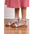 cheap Dress Sandals-Women&#039;s Gold Ankle Strap Flat Sandals with Crisscross Glitter Straps - Stylish and Comfortable Flats for Everyday Dates