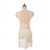 cheap Figure Skating Dresses-Figure Skating Dress Women's Girls' Ice Skating Dress White Patchwork Thumbhole Mesh Spandex Stretchy Training Practice Professional Skating Wear Thermal Warm Crystal / Rhinestone Long Sleeve Ice
