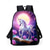 preiswerte Kinder- und Teenager-Rucksäcke-3-teiliges Einhorn-Rucksack-Set für Mädchen – Schulranzen mit Galaxie-Print, Lunchtasche, Umhängetasche und Federmäppchen für Grundschüler und den Schulanfang