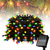 cheap Solar String Lights-1 Pc Outdoor String Lights Solar Waterproof Light String 12M 39FT 100 LED Beads Courtyard Garden Lawn Villa Fence Balcony Decorative Light Wedding Halloween  Festival Atmosphere Light String